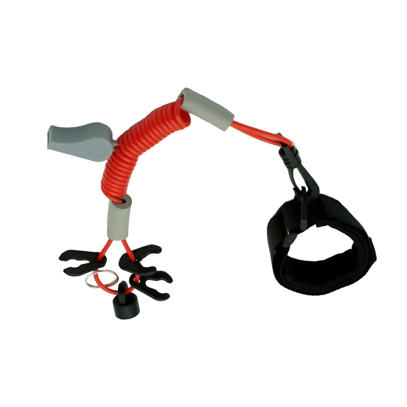 Start Stop Kill Safety Lanyard with 4 Keys Floating Safety Switch Key Emergency Flameout Rope
