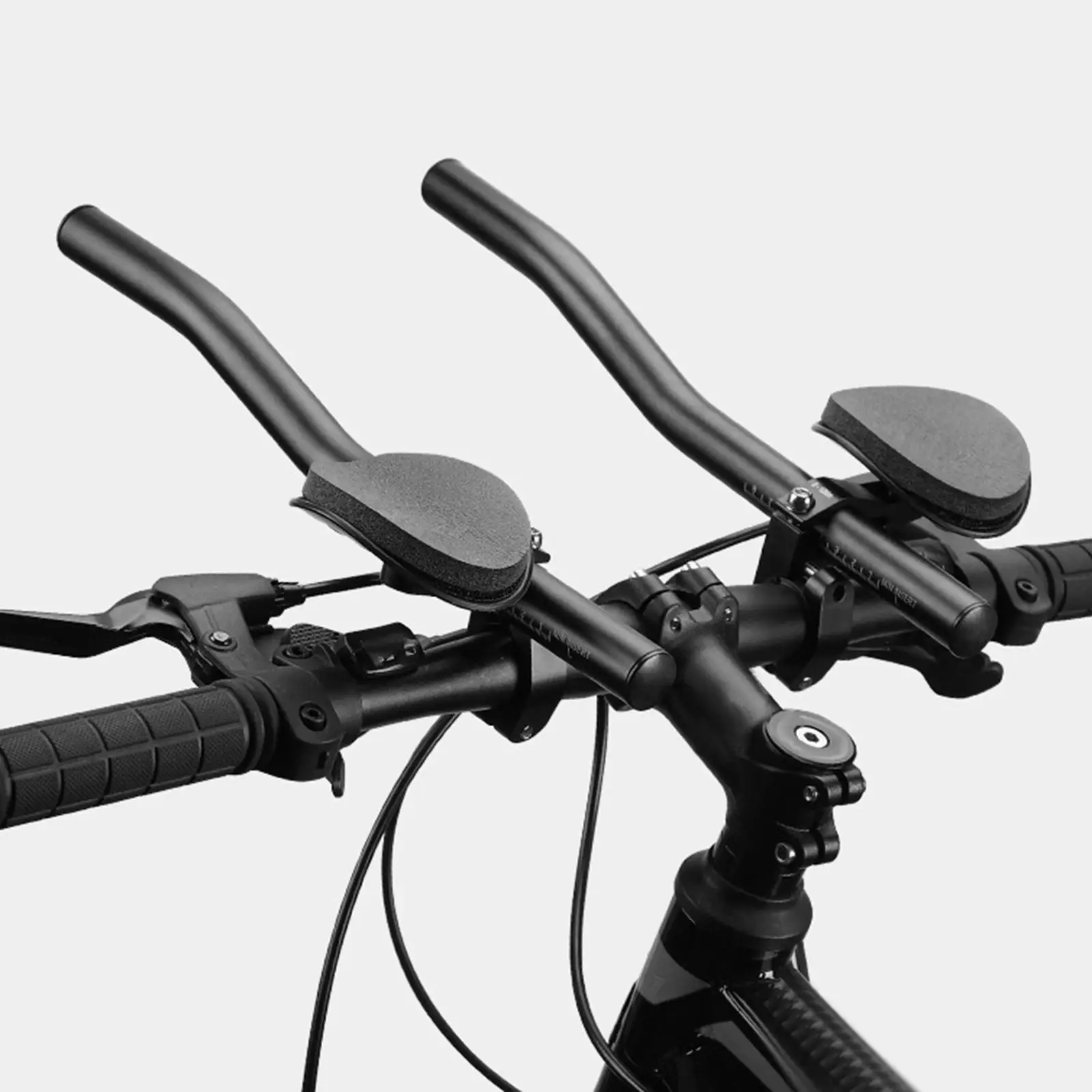 Ultralight Bike Rest Handlebars  Bars  Bicycle Arm Rest Sponge Cushion Aluminum Alloy  Distance Riding  Bike