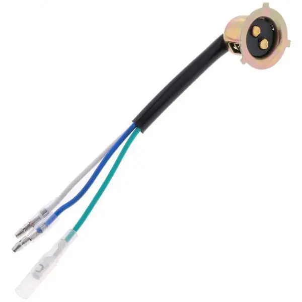 3X Motorcycle Head Light Bulb Holder Plug Lamp Holder -2 Pins for   CG125