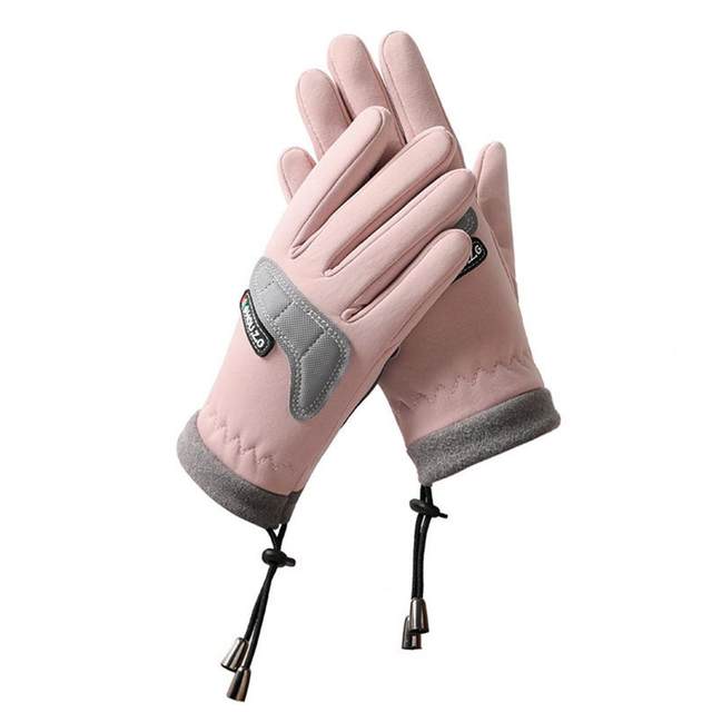 Windproof Gloves Winter Warm Gloves Water-resistant Cartoon Print