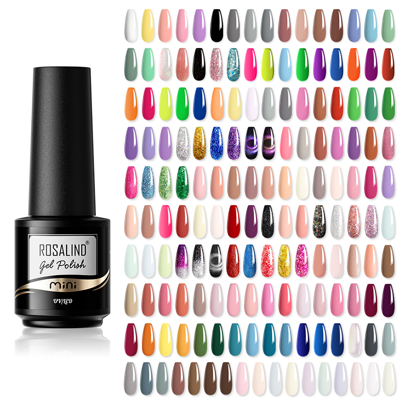 Best of ROSALIND Christmas Nail Gel Polish Hybrid Varnish Thermal Luminous Gel Polish Bright For Nail Art Design LED / UV Lamp Nail Gel Reviews & Tips