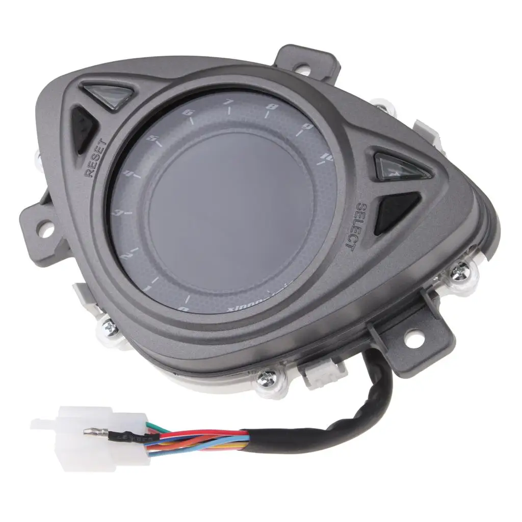 Speedometer 7 Colors Backlight Odometer Gauge for Yamaha RSZ 100