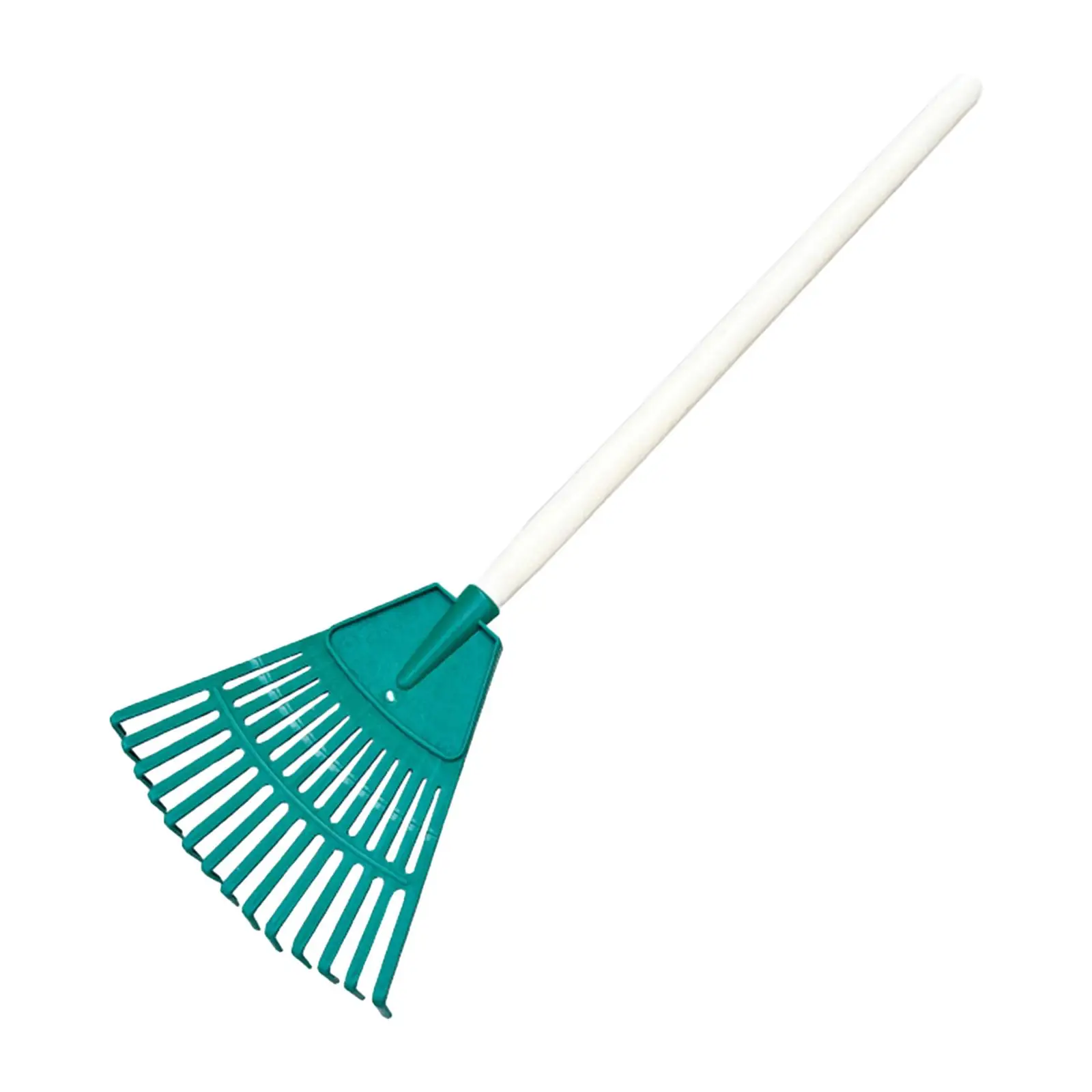 Leaf Rake Detachable Mini Easy on and Off Storage Garden Rakes for Lawns Loosening Soil Grass Grooming Clean up of Plants Yard