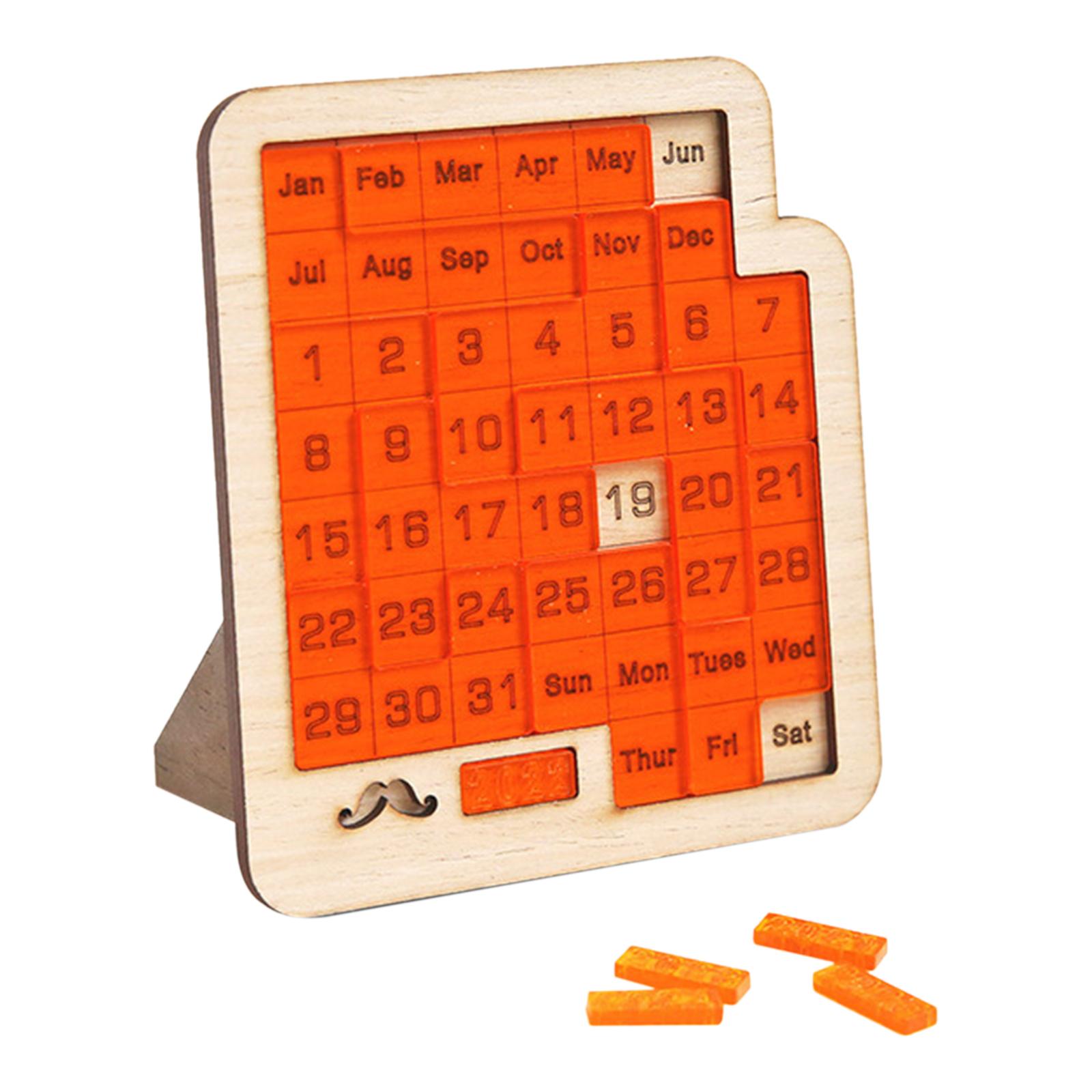 Daily Calendar Puzzle Crossword Toys Funny Durable for Children| | -  AliExpress