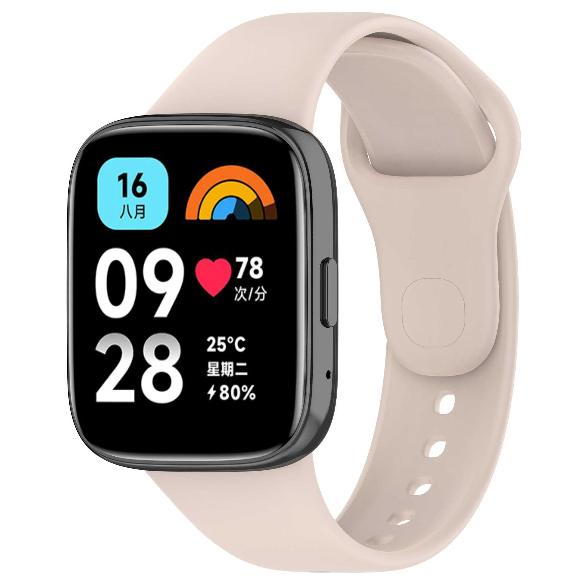 Weiches offizielles Silikonarmband für Xiaomi Redmi Watch 3, aktives Sportarmband, Armband für Redmi Watch 3 Lite/Active-Armband – Detail 21