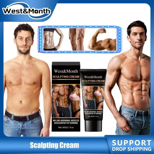 Sculpting Cream Anti Cellulite Men Abdominal Slimming Remove