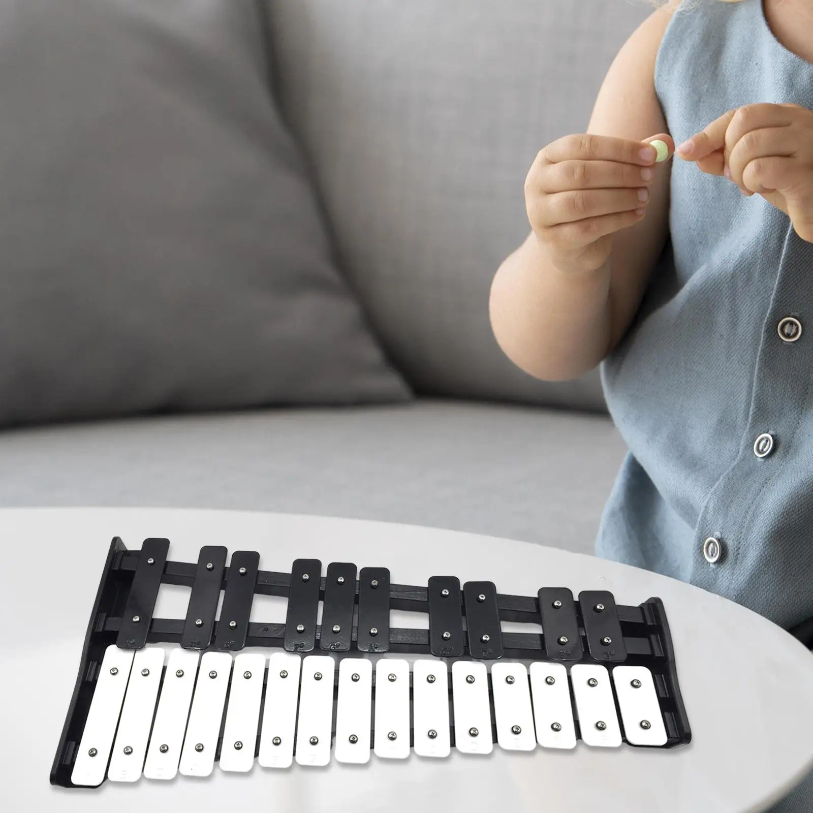 25 Key Glockenspiel Professional Portable for Beginners Xylophone Educational
