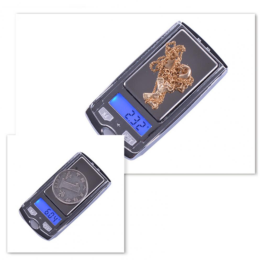 Electronic Scale Lightweight Car Key Shape Metal Accurate Digital Pocket Scale for Food