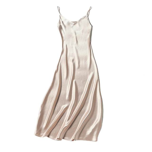 Midi Slip Vince Satin Slip Dress Lychee NEW VINCE Satin Slip Dress