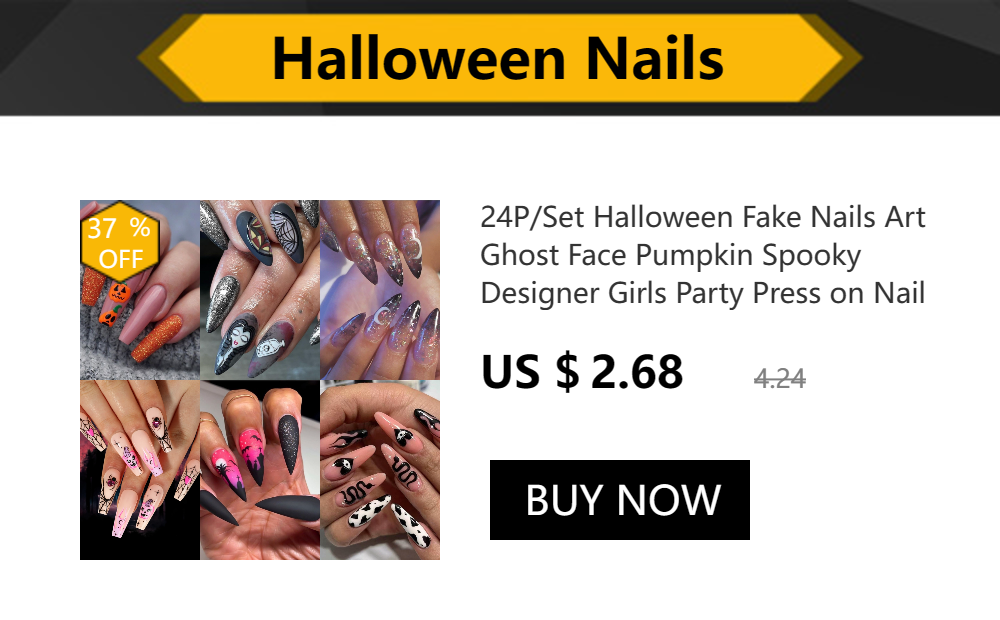 Description Picture 2 of item24Pcs/Set Blue Sky White Cloud Fake Nails Glue DIY Manicure Pattern Design False Nail French Stiletto Full Cover Nail Art Tools
