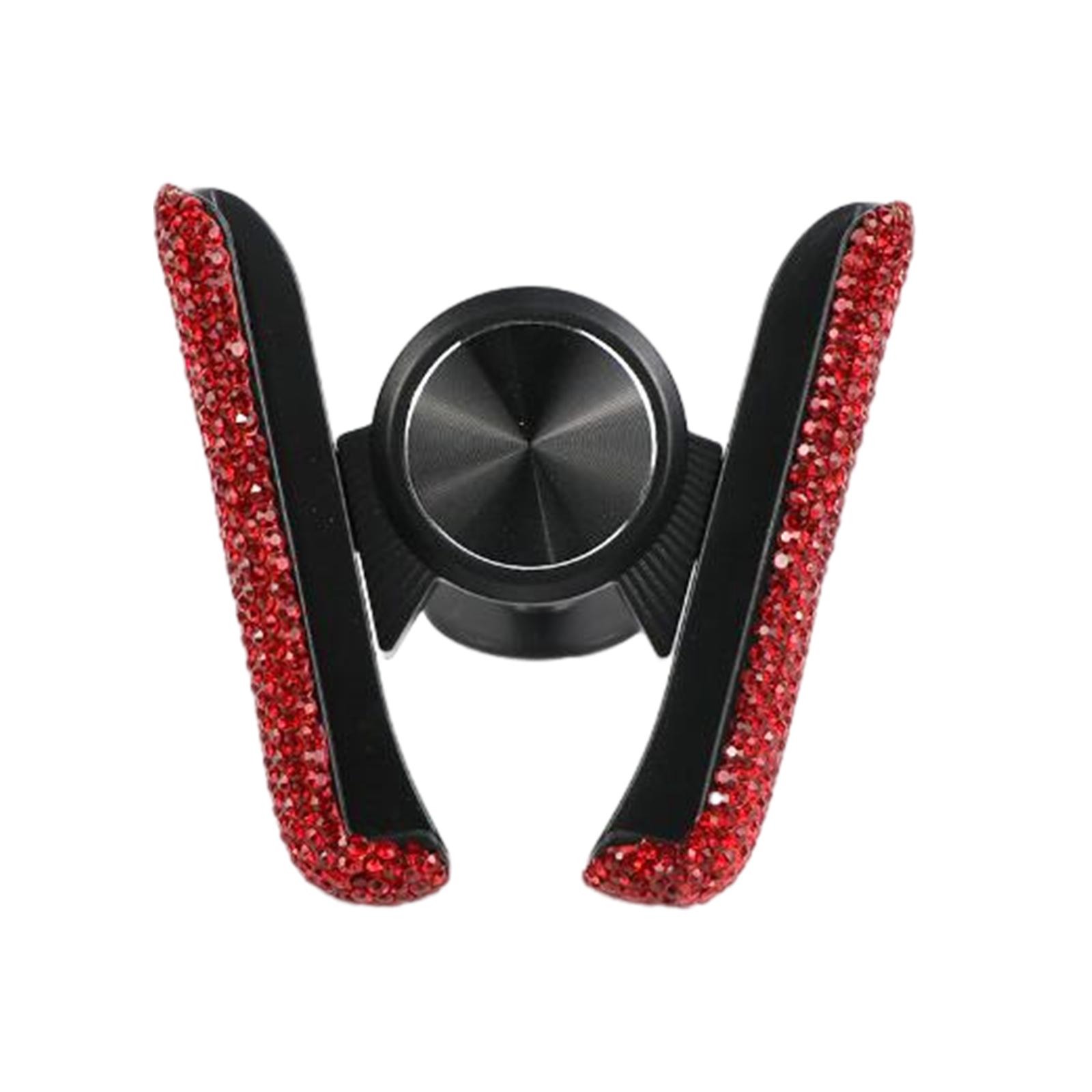 Car Phone Holder Bling Air Vent Mounted Smartphone Support Adjustable Bracket