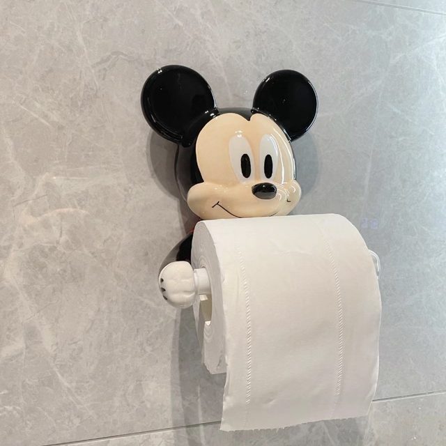 Mickey Mouse Wooden Kitchen Roll Holder