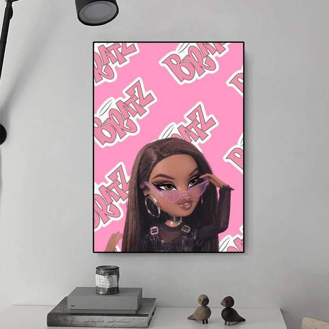 Bratz Doll Classic Anime POSTER Canvas HD Print Personalized Wall