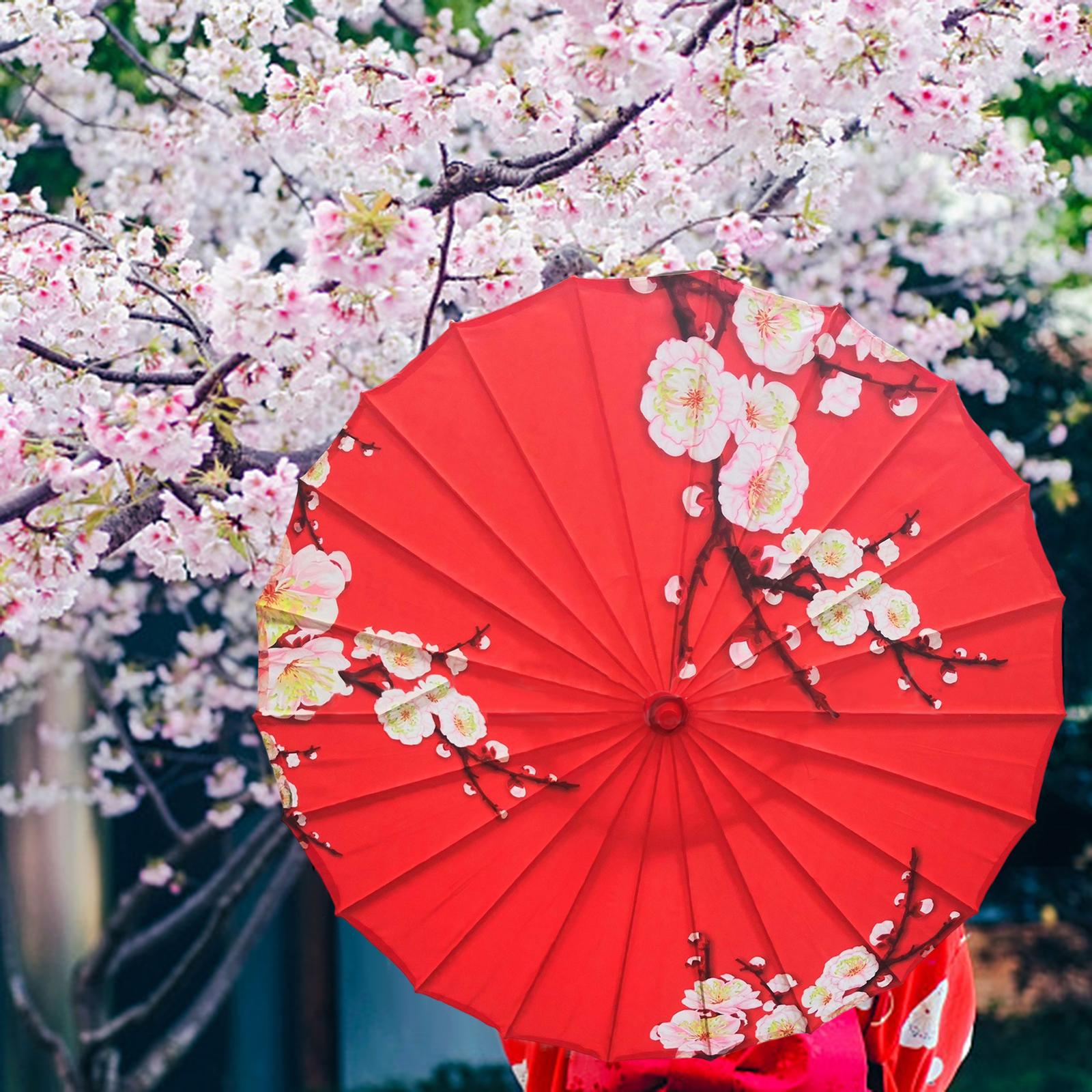 Chinese Style Oiled Paper Umbrella Handmade Oriental Oil Paper Umbrella for