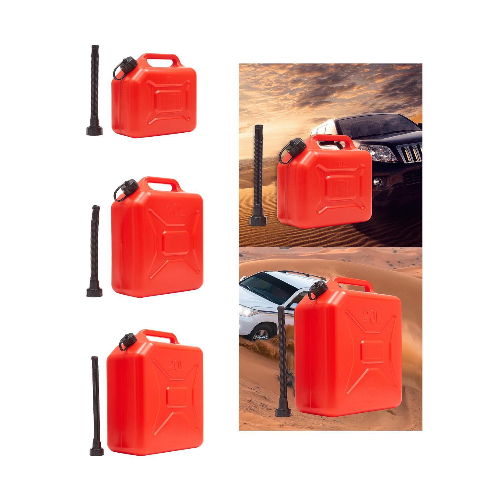 Auto Gas Fuel Container Car Trucks Fueling Tank Storage Cans Gas Can with Spout Fueling Tank for Emergency Backup Camping