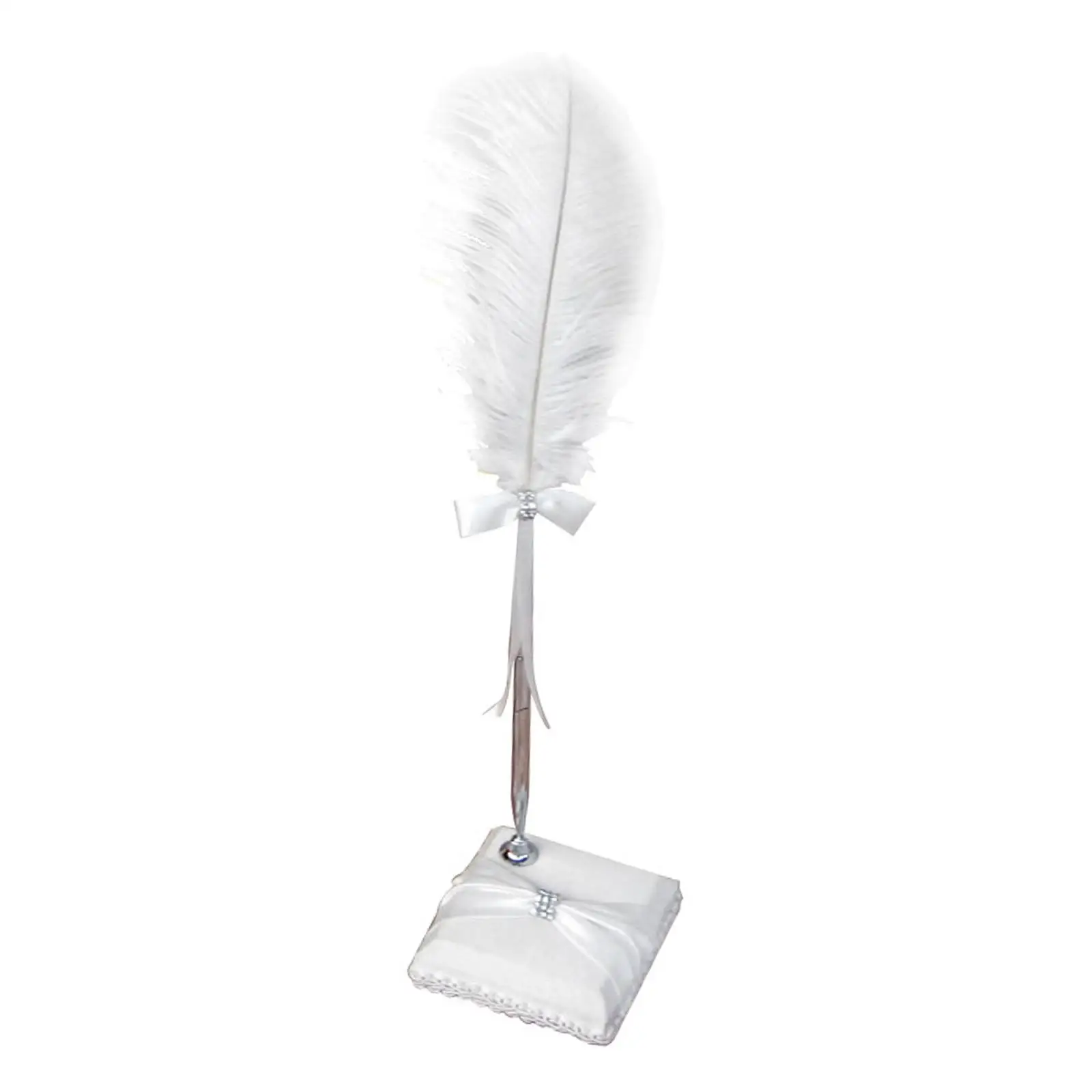 Feather Pen with Stand Writing Pen Writing Wedding Pen Guest Book Pen for Wedding Bridal Gift Crafts Decor Office