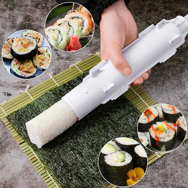 Sushi Maker Mold Cylindrical Sushi Roller Mold Diy Sushi Making Kit Machine  for Easy Sushi Cooking Rolls Beginner Sushi Kit - AliExpress