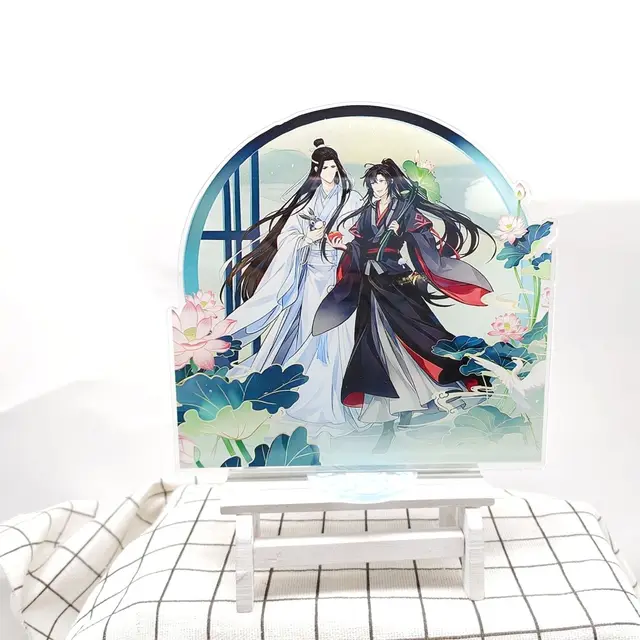  YURCNSA Mo Dao Zu Shi Standing Figure The Untamed Anime  Character Acrylic Stand Figures Display Ornaments Collectibles Toys Gifts  (Color : LAN Wangji) : Toys & Games