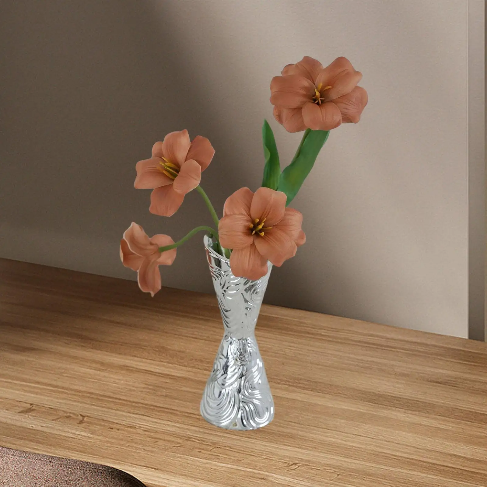 Modern Flower Vase Minimalist Flower Pot Ceramic Vase Decorative Table Vase for Living Room Coffee Table Desk Party Home Decor