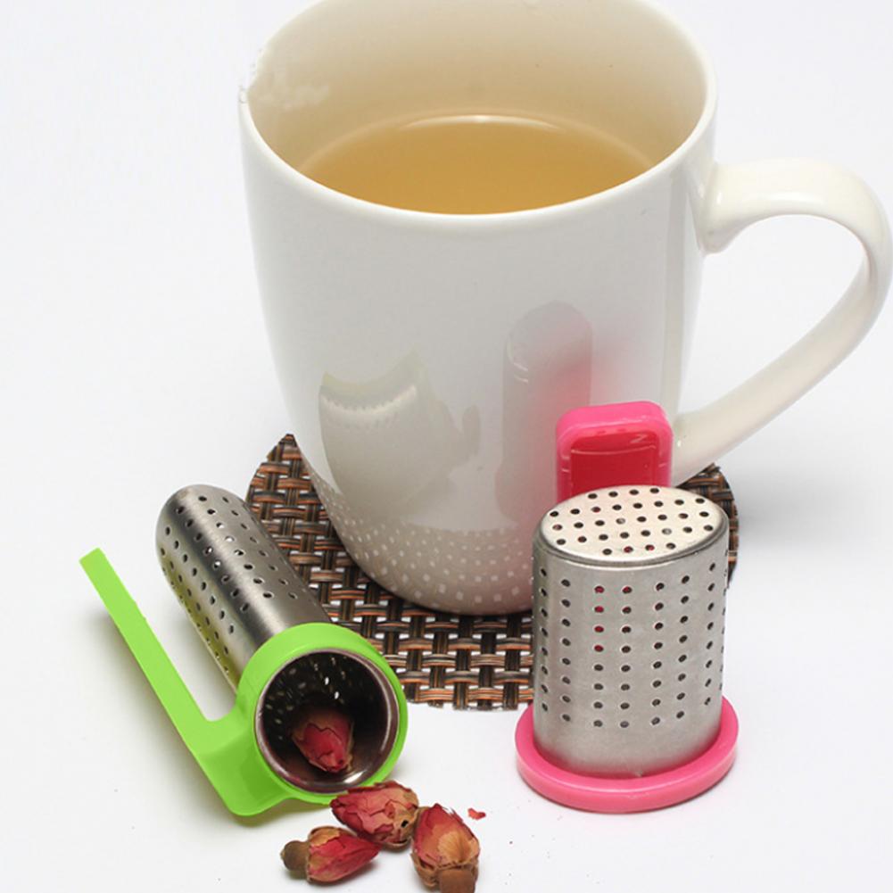 Description Picture 3 of itemCreative Hanging On Cup Tea Strainer Cup Clamp Food Grade Stainless Steel Clip Tea Infuser With Handle