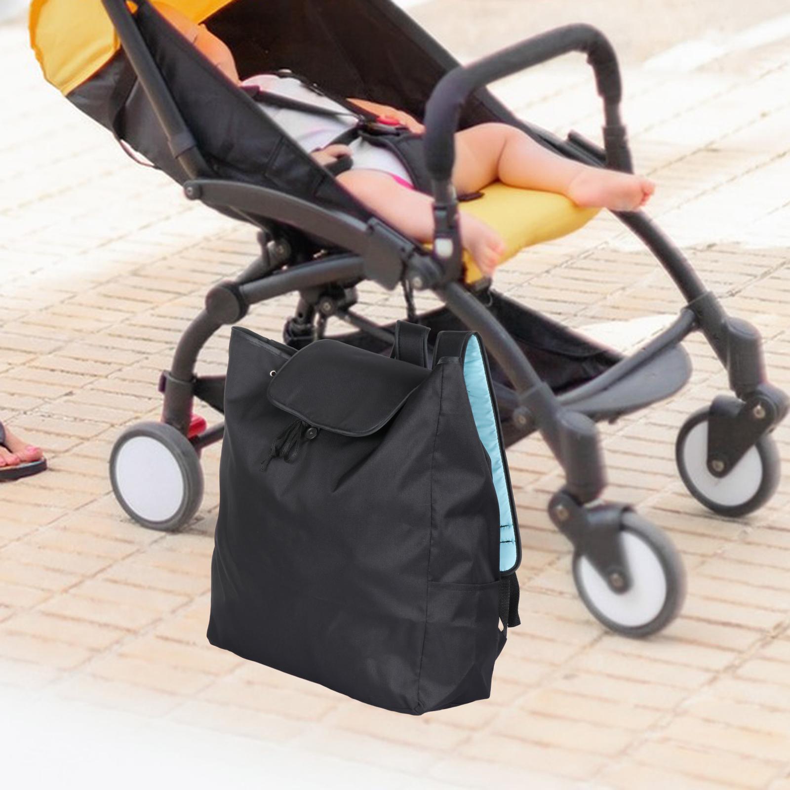 Stroller Organizer Multifunction Secure Waterproof Maternity Diaper Bag Pram Organiser for Airplane Travel
