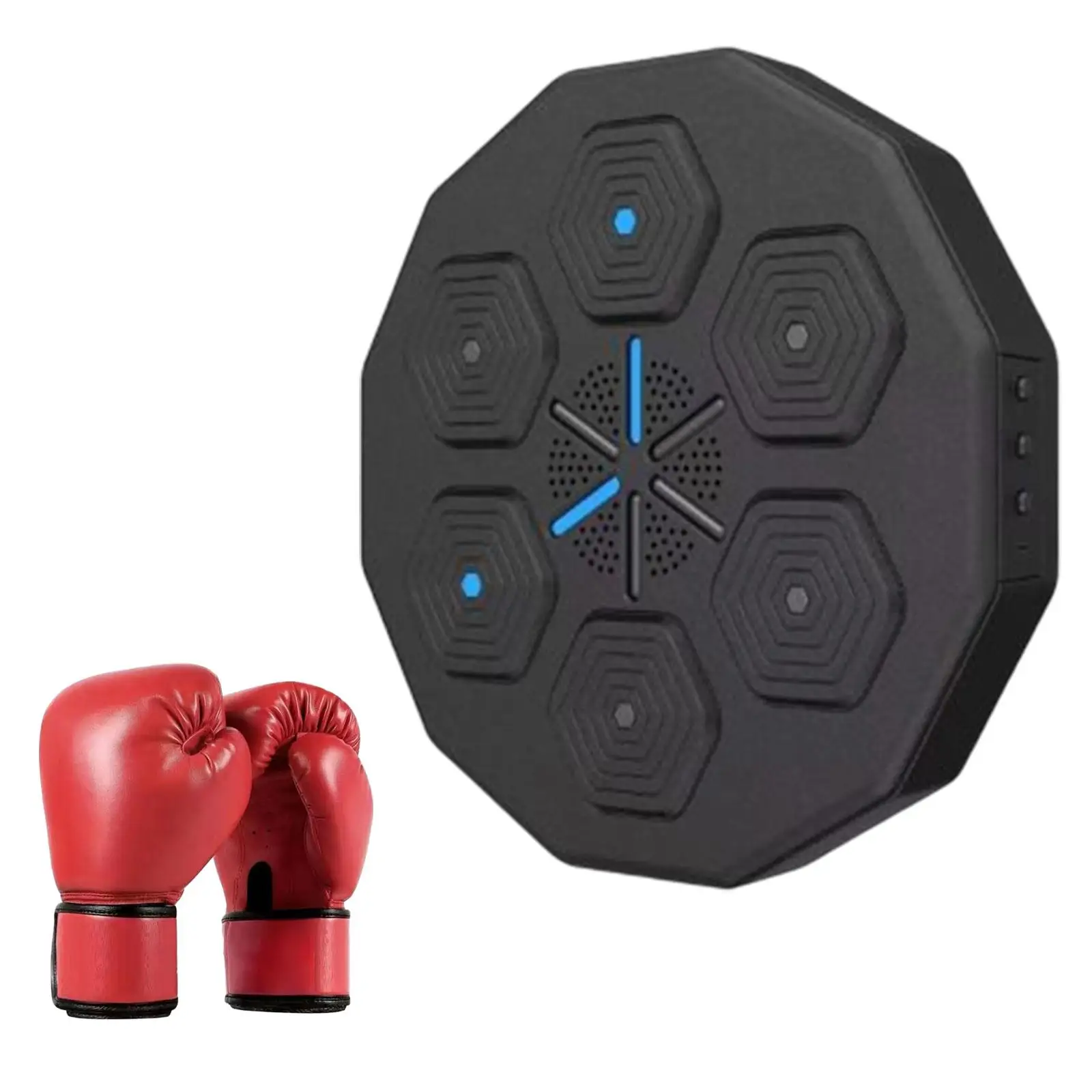 Electronic Music Boxing Machine Wall Mount Adults and Kids Sports Training Rhythm Musical Target Improves Perception Reaction