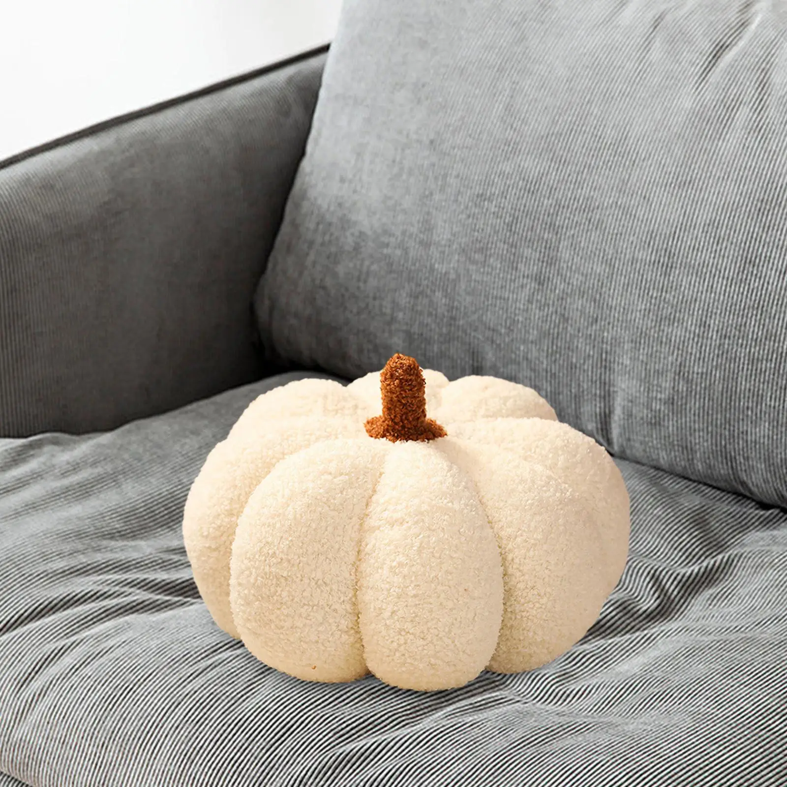 Halloween Pumpkin Pillows Birthday Party Comfortable Plush Decorative Sofa Cushion for Bedroom Living Room Decor