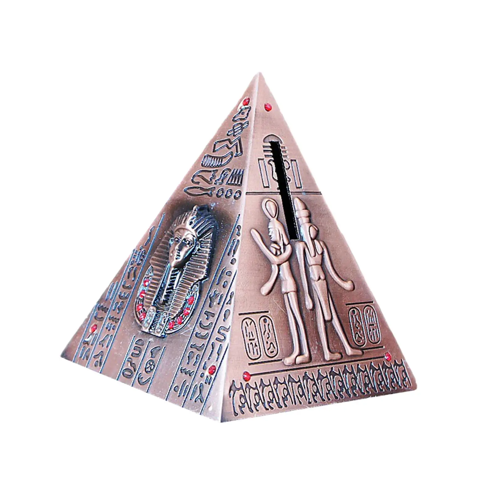 Pyramid Box Collection Small Trinkets Box Desktop Ornament Collectible for Birthday Kids and Adults Wedding Party Gift