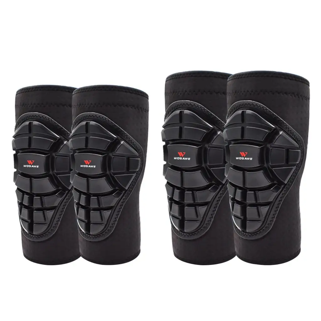 Kids/Youth Knee Pad Elbow Pads Guards Padded Wrap Protective Gear Set for Multi Size Fits Most