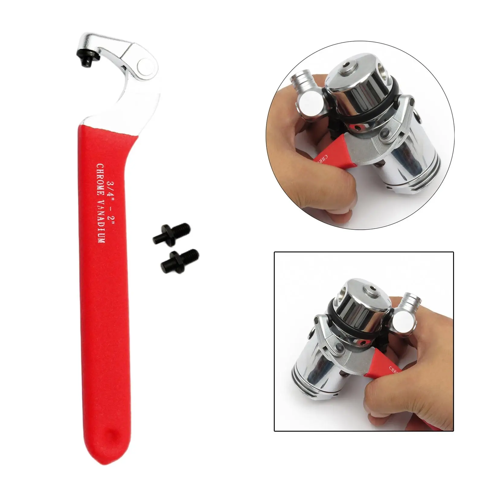 Adjustable Scuba Diving Spanner Wrench Carbon Steel Maintenance Service Tool Scuba Choice Portable for Outdoor Supplies