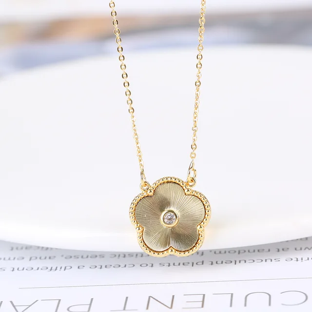 ALTERA Vintage Four Leaf Clover Pendant Jewelry Set 4Pcs Necklace/Earrings/ Bracelet/Ring Gold Plated Jewelry Set for Women Gift - AliExpress