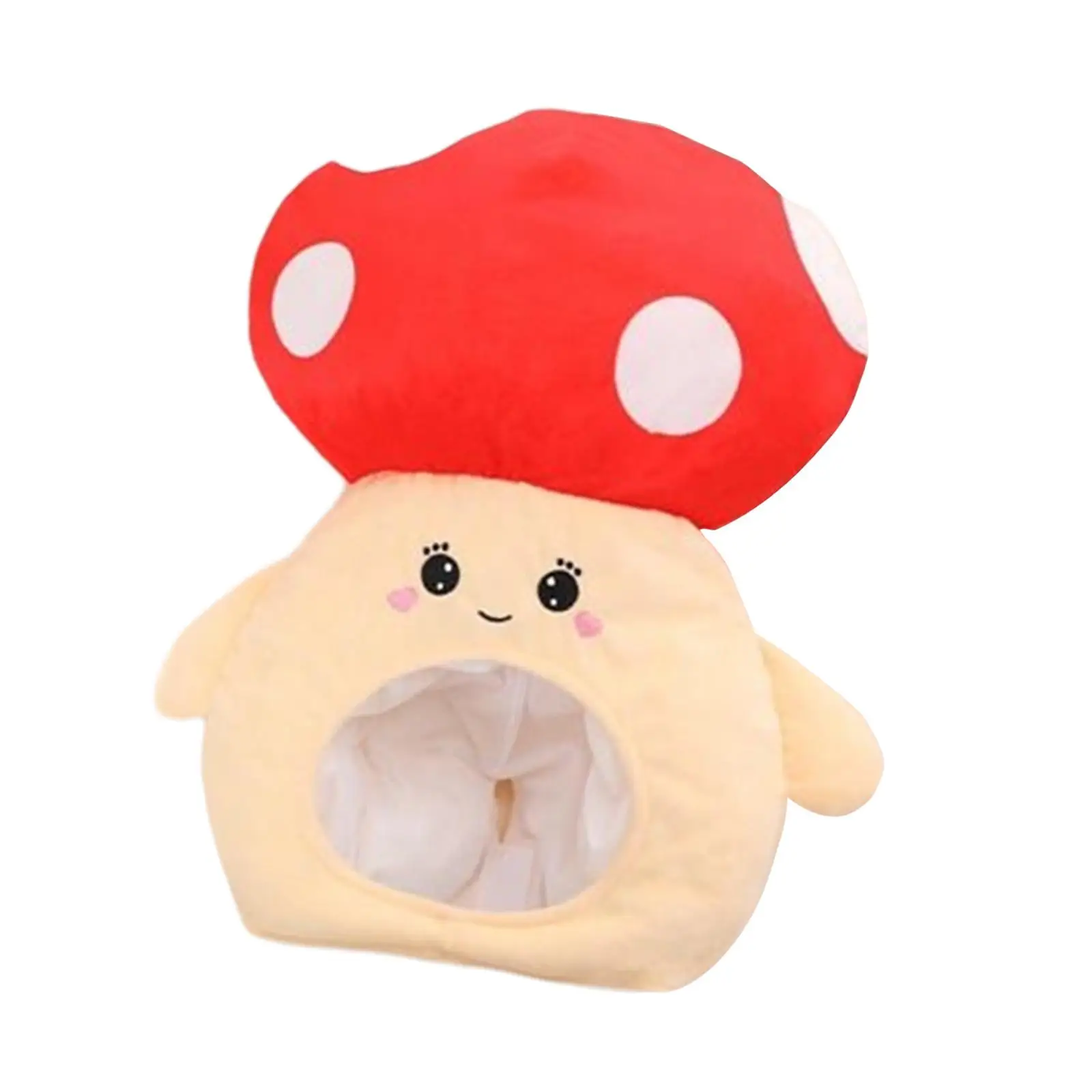 Lovely Plush Mushroom Hat Novelty Hats for Stage Performance Carnival Fancy Dress