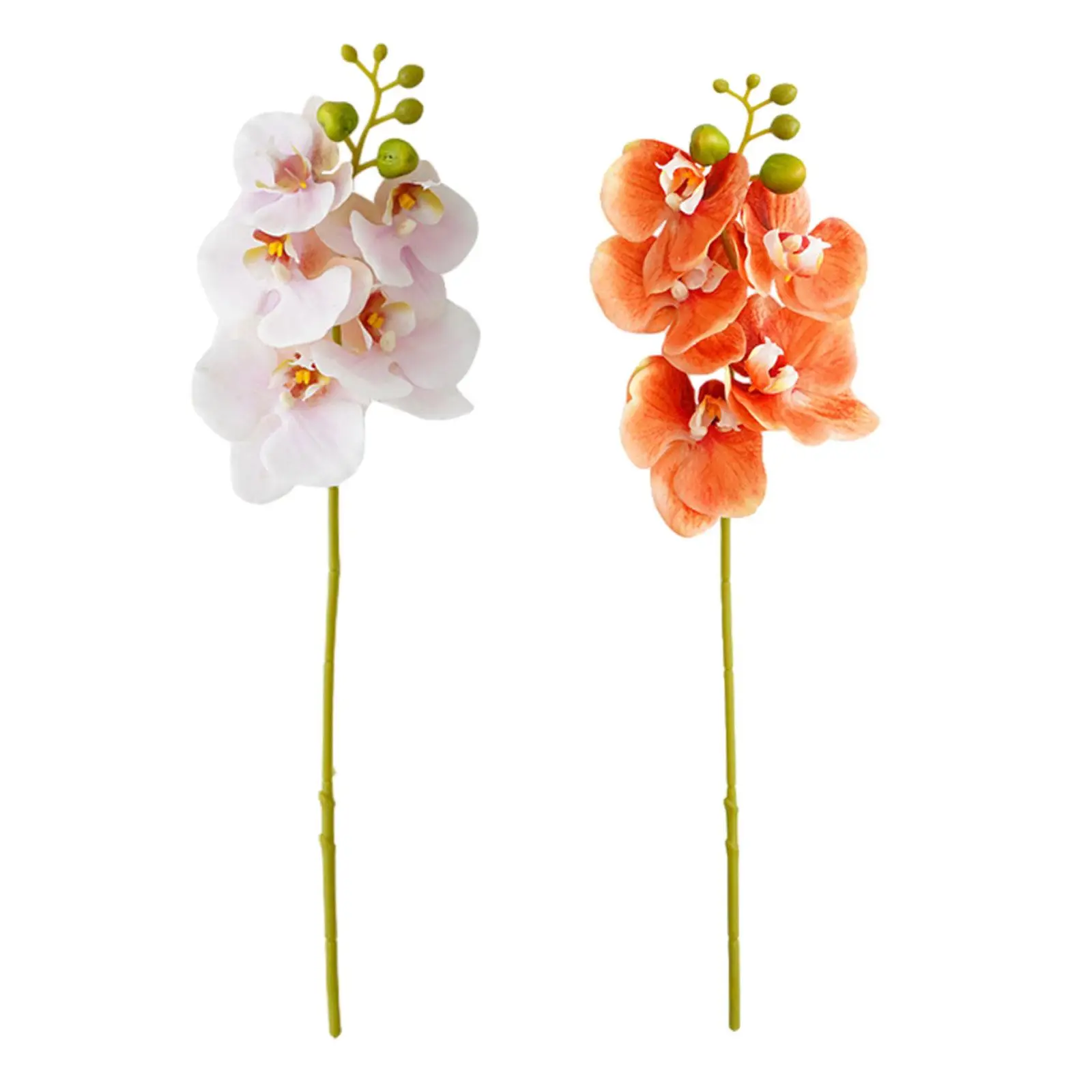 Artificial Phalaenopsis Flower Orchid Flowers Stem Plants Decors Flowers