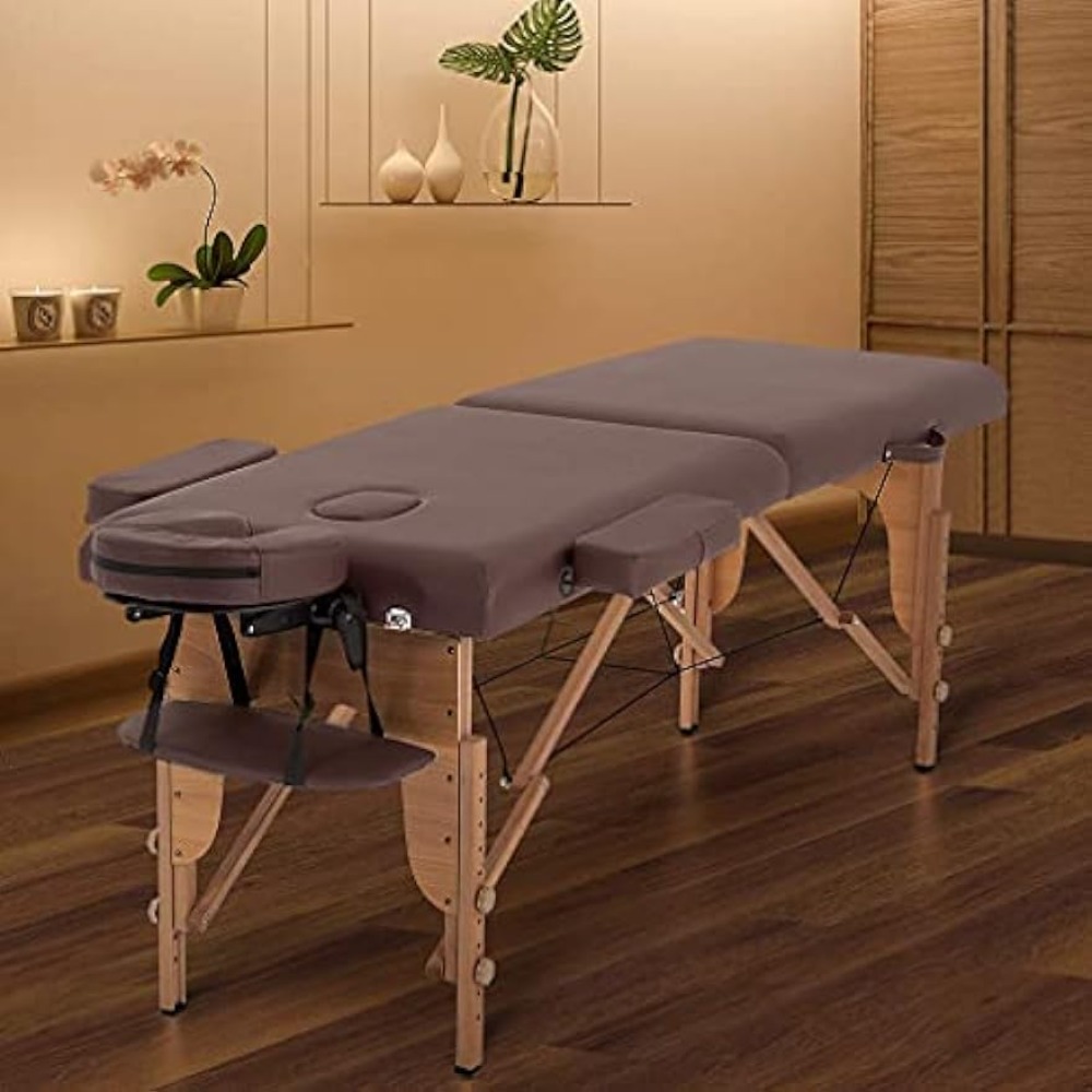 Description Picture 3 of itemMassage Table Lash Bed Massage Bed Heigh Adjustable 2 Folding 73 Inch Portable W/Carry Case Table Face Cradle Bed Salon Bed