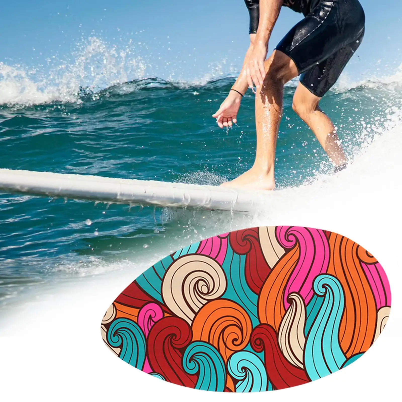 35/41inch Surfing Skimboard Wooden Skim Board Surfboard Water Beach Toys for Performance Deck Adults Sports Outdoors Teenagers