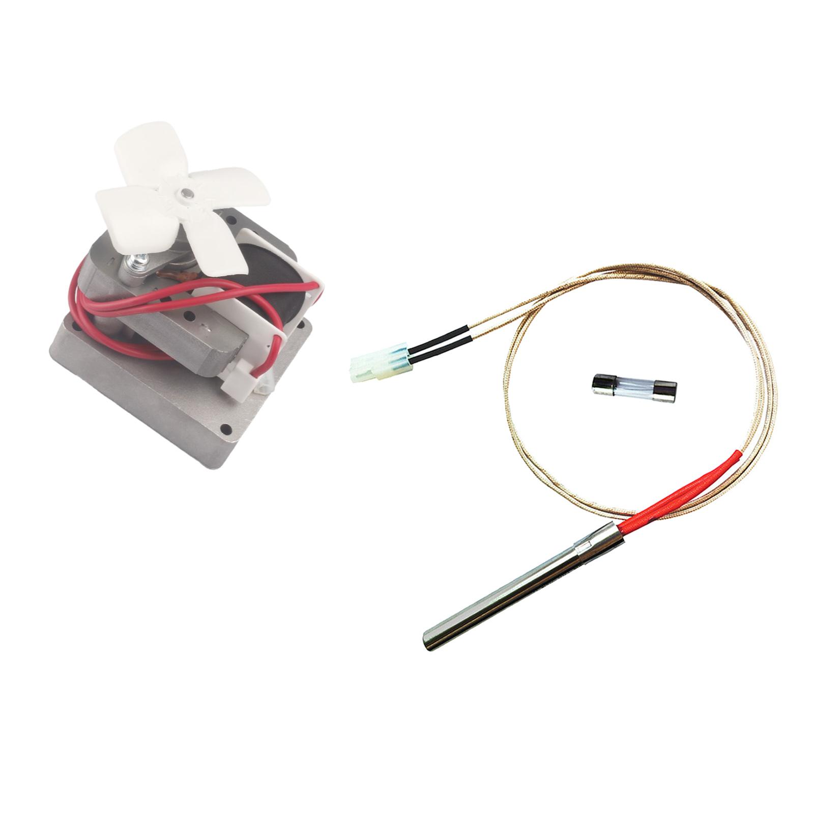 Barbecue Auger Motor Set Replacement Parts Grill Induction Fan Kit for Camping Outdoor Oven Stove Barbecue Accessories