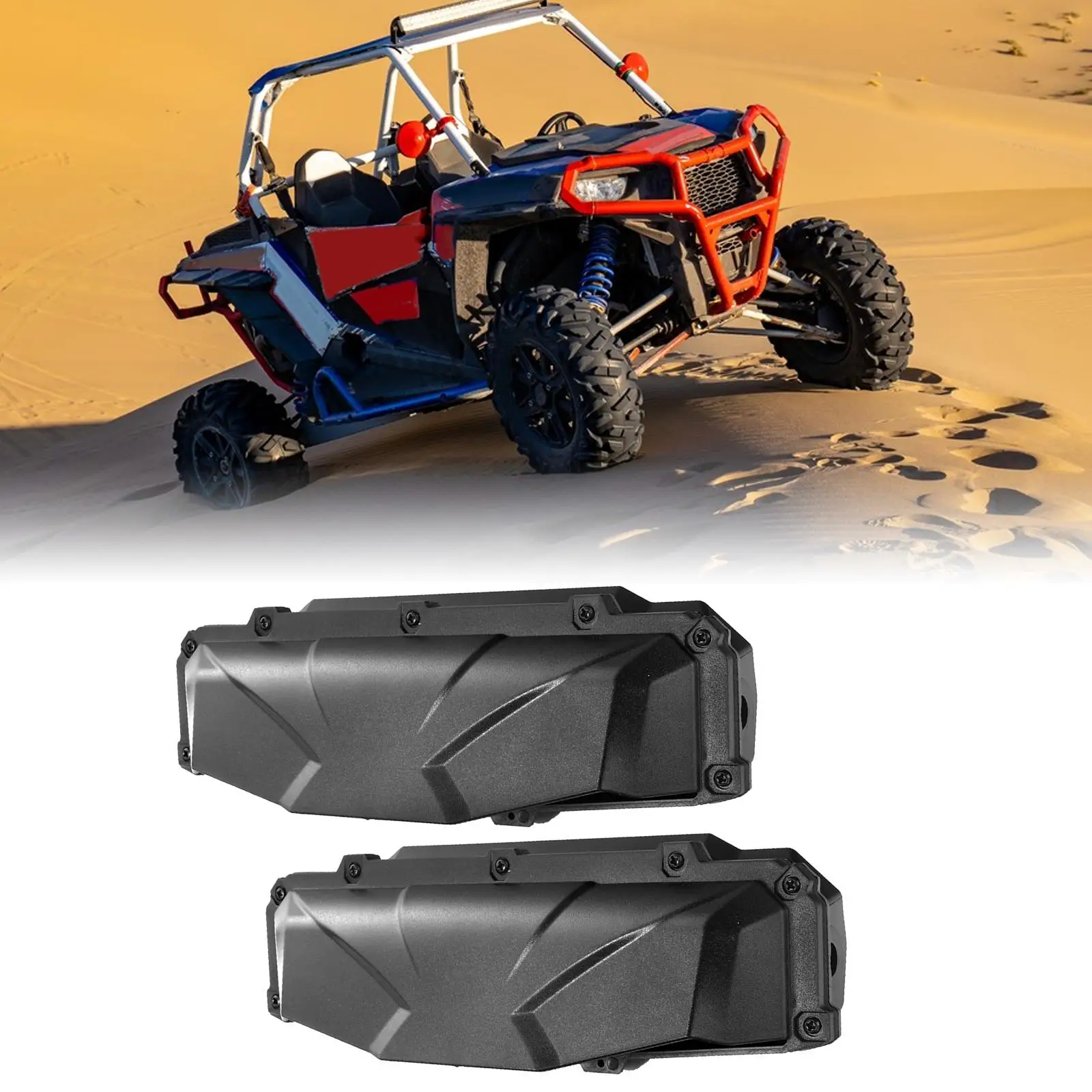 UTV Windshield Vent Set Easy to Use Accessories Easy Installation Black