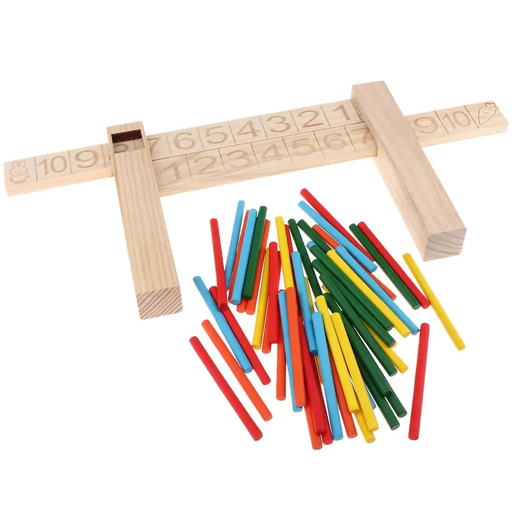 Wooden  Arithmetic Mathematics Teaching Aids Preschool Learning Toys