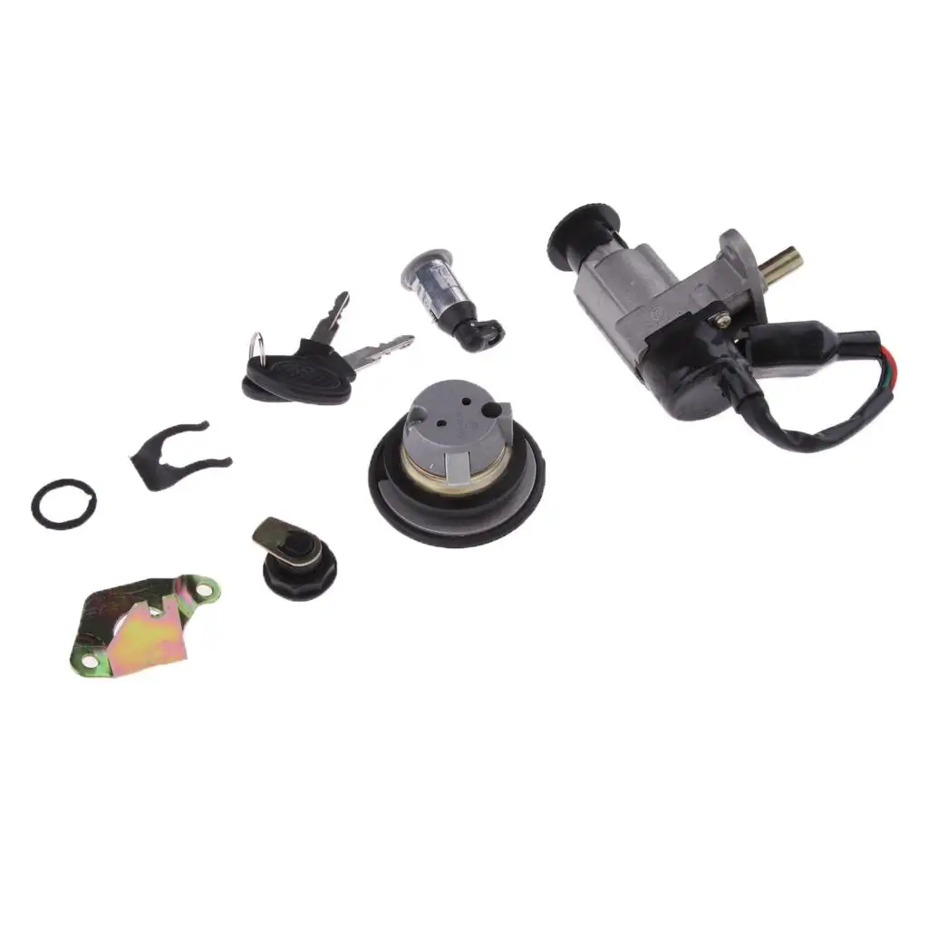 Motorcycle Ignition Switch with Keys Kit for Scooter  /