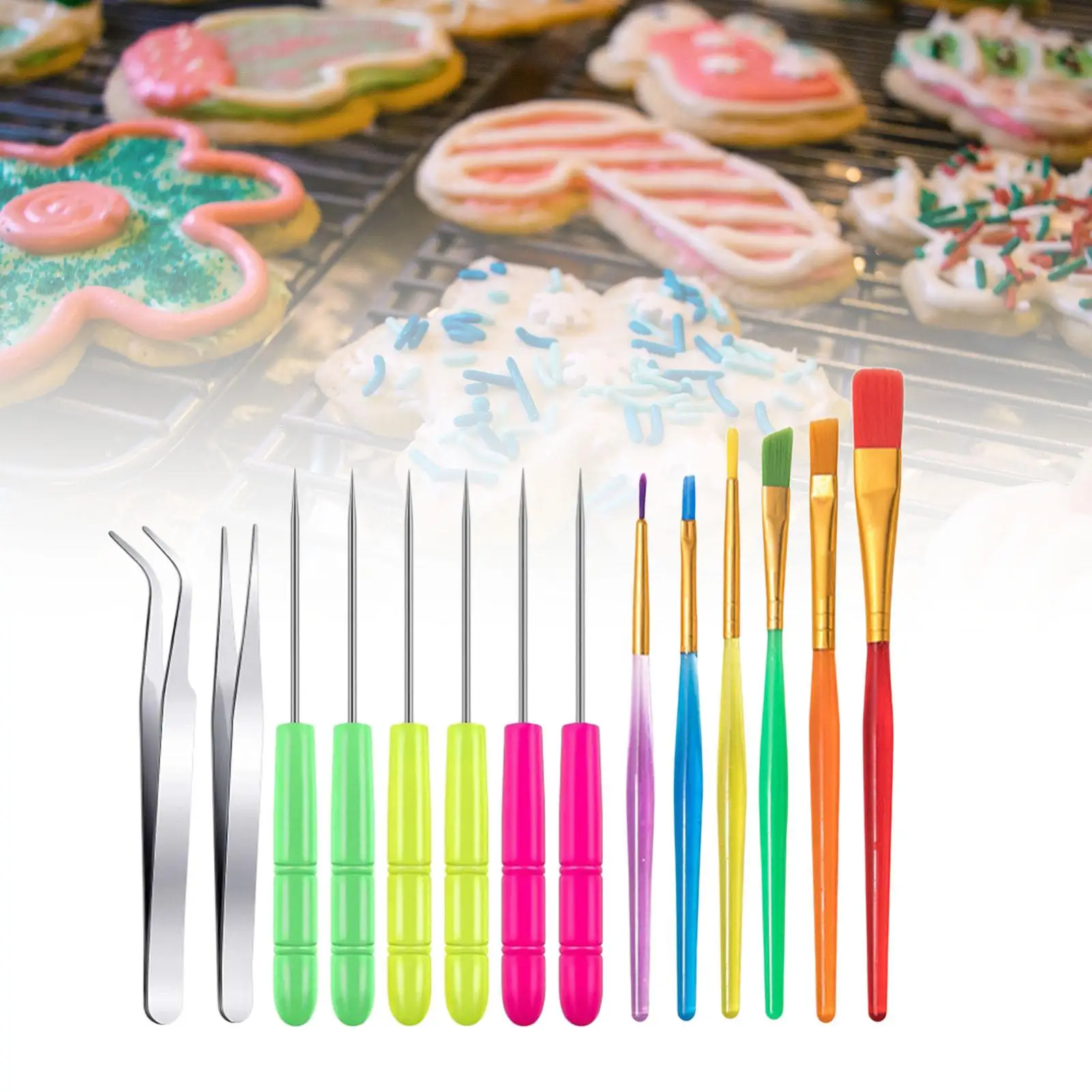 14x Cake Decorating Tools Cookie Cake Decoration Decoration for Dessert Shop