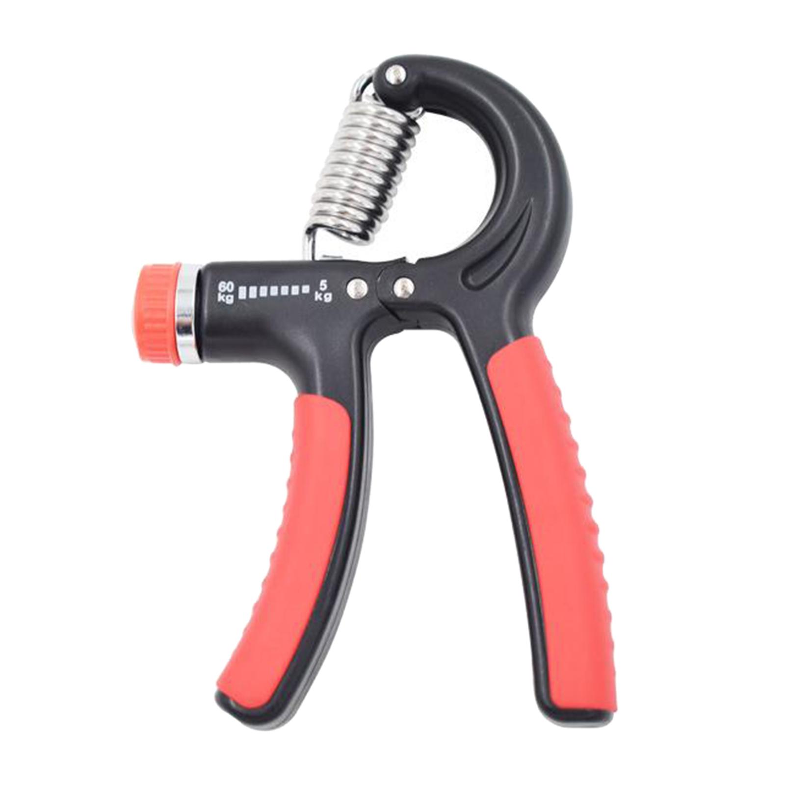 Hand Grip Strengthener Adjuster Wrist Forearm Gripper Exercise Trainer Home Gym