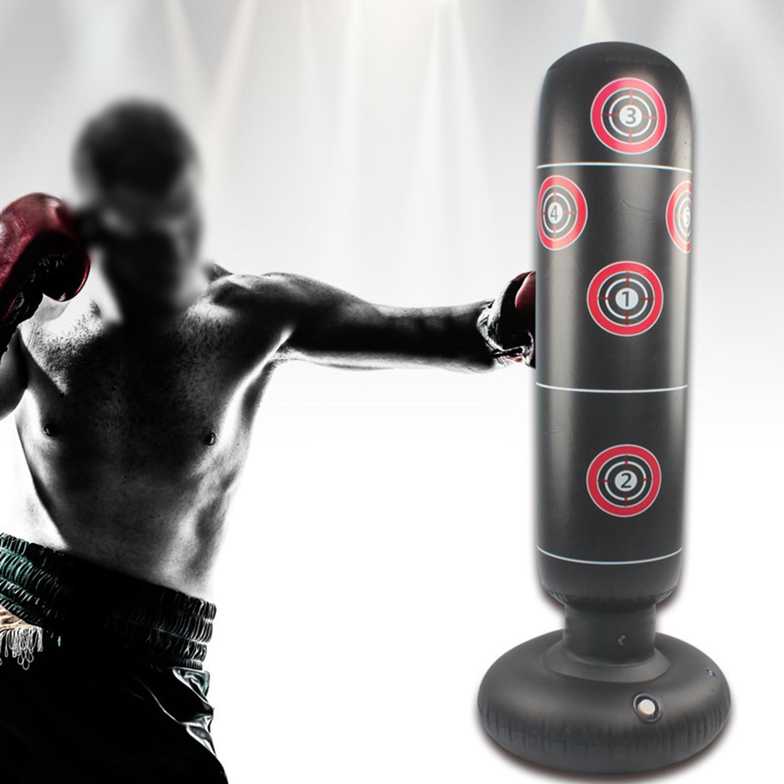 Inflatable Boxing Punching Bag Kickboxing Bag Muay Thai Adults