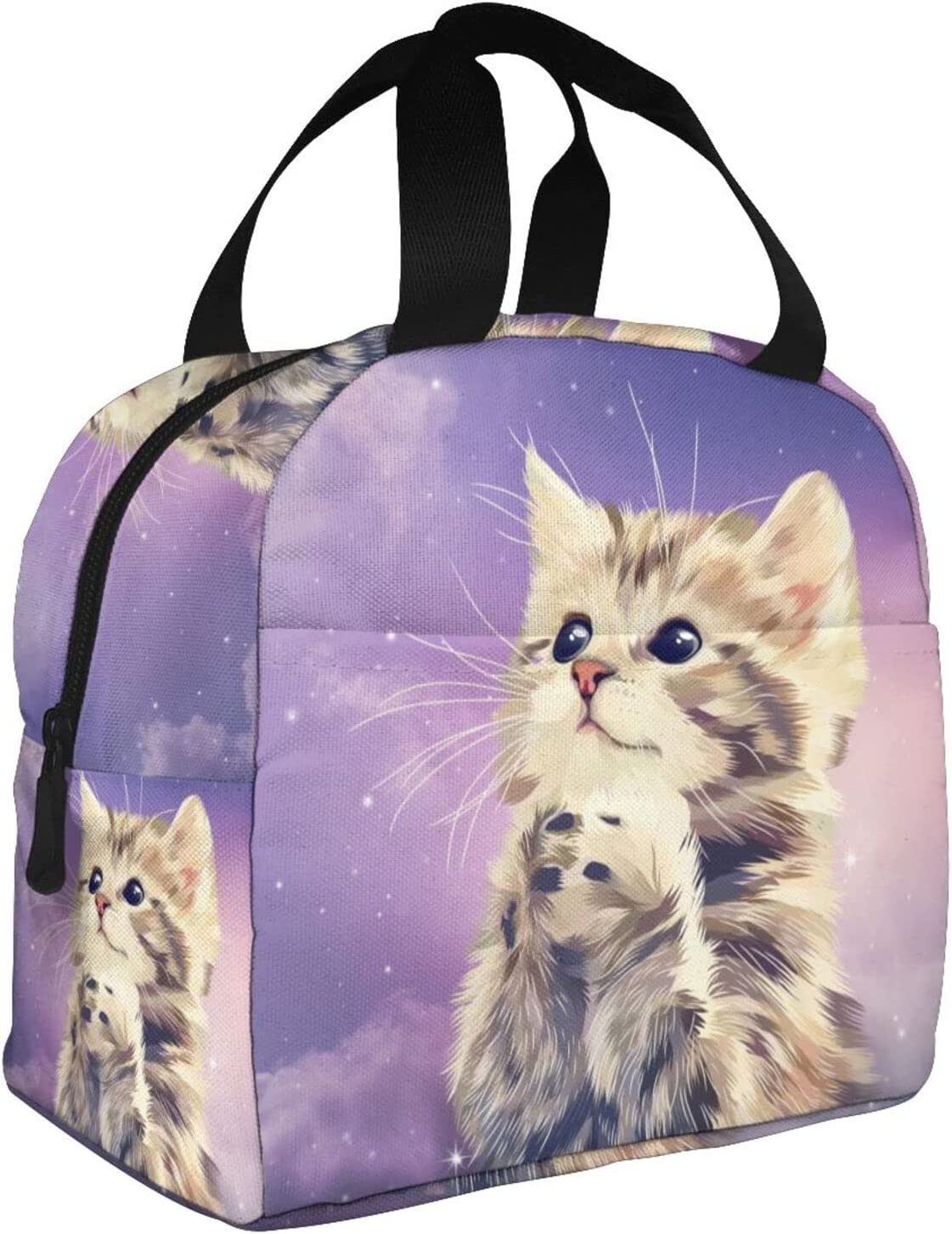 Galaxy Cat Lunch Bag Isolados Lunch Box