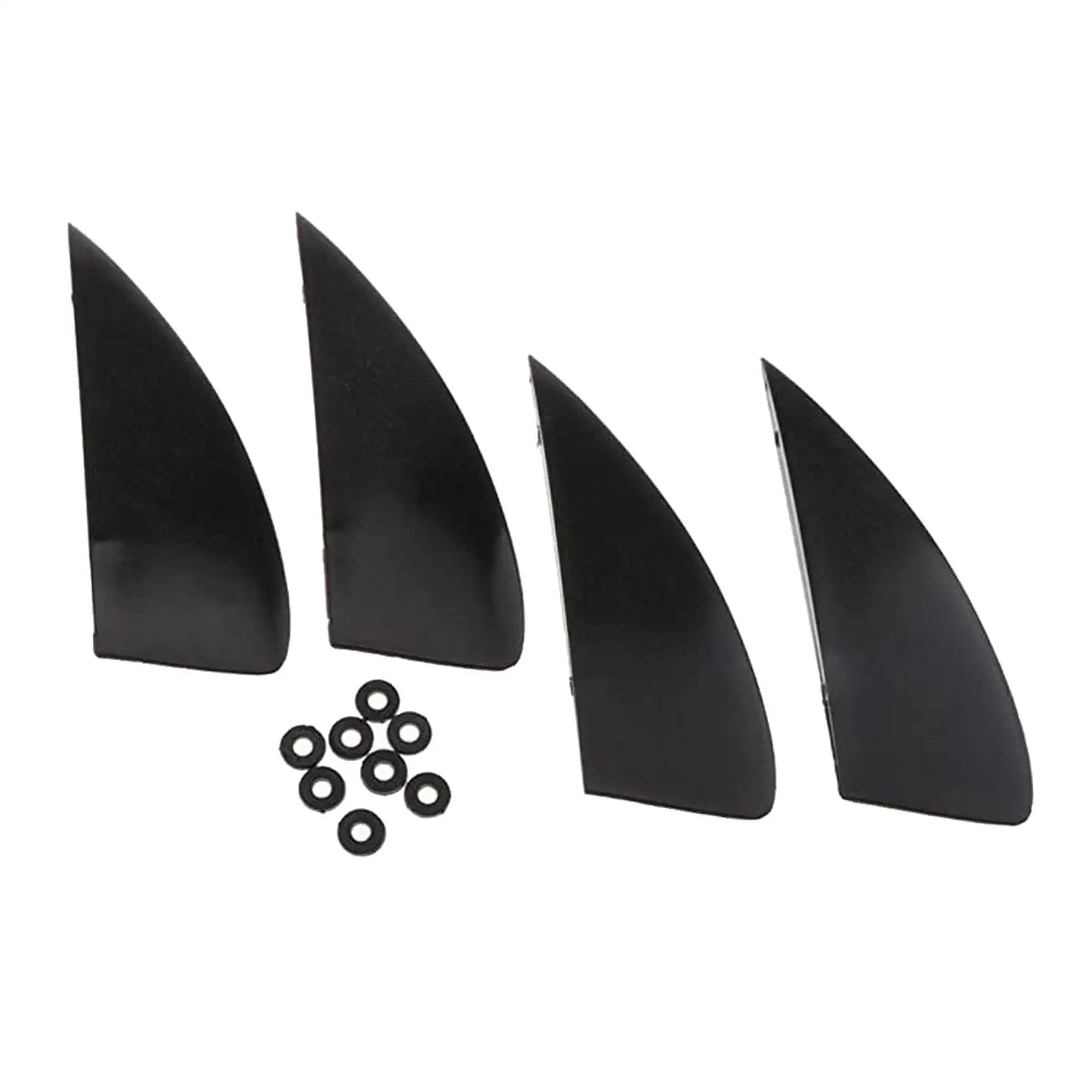 4x Kiteboard Fin Wakeboard Replacement Fins Longboard Surfing Surfboard Fins