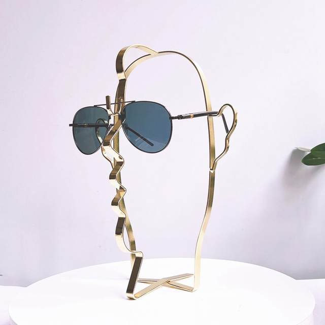 Sunglasses Organizer Rack Sunglasses Display Stand Character Modeling, Portable Glasses Storage Organizer for Dressing Room