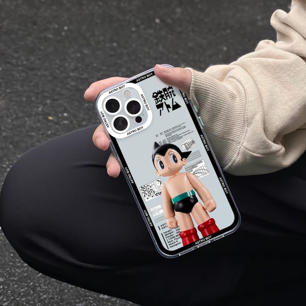 Чехол для телефона Astro Boy с рисунком для iPhone 11 12 Mini 13 14 Pro  Max, прозрачный чехол | AliExpress