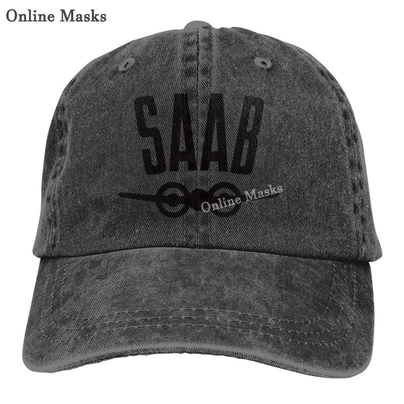 Saab Hut Trucker Mesh Baseball Kappe Vintage Racing Caps Auto Logo Snapback Hüte – Detail 4