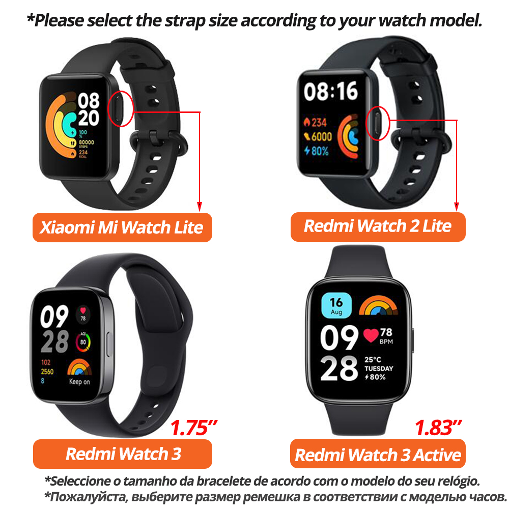 para Redmi Watch 3 Active, Mi Watch Lite Shell Frame