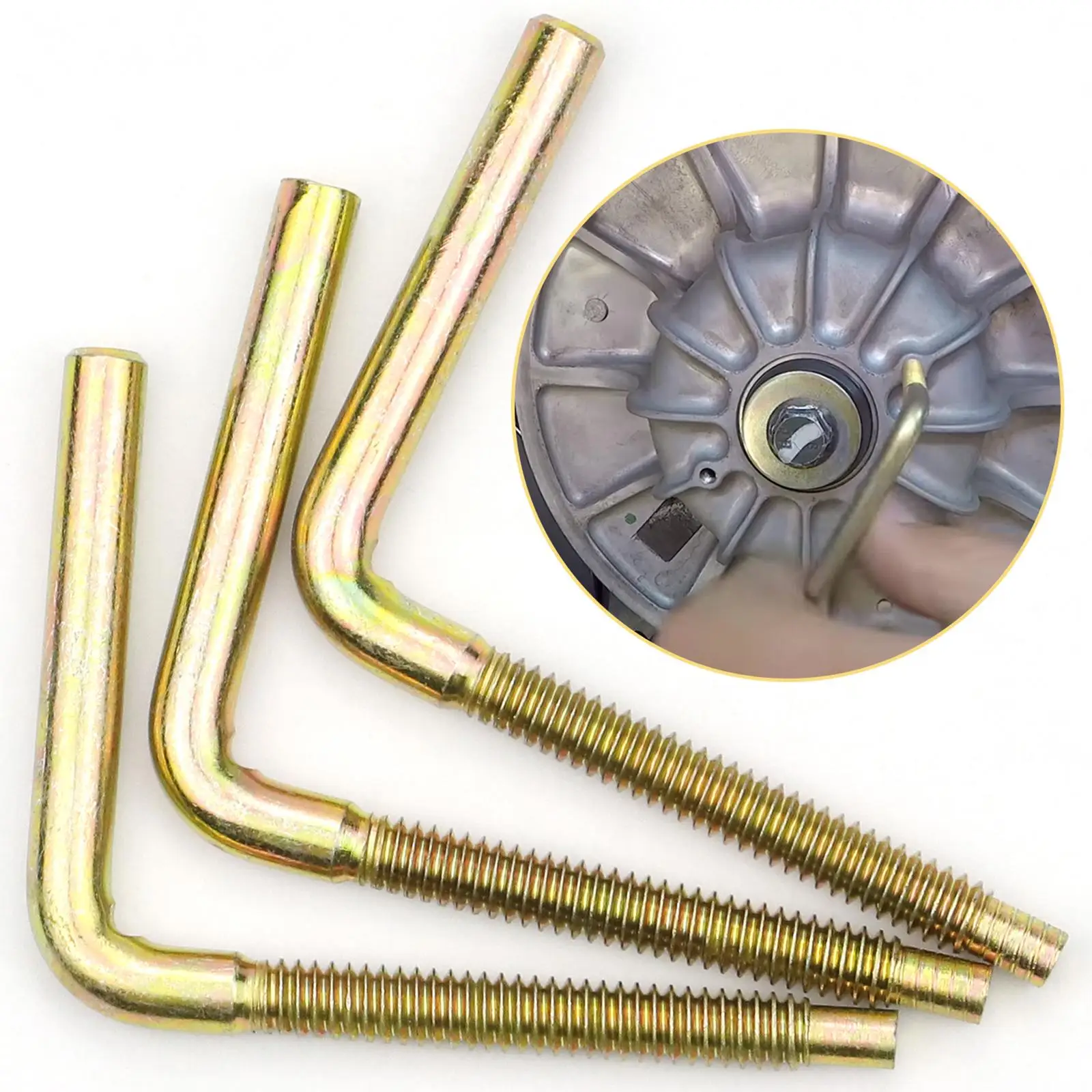 3Pcs Clutch Drive Belt Removal Tools 2875911 Direct Replaces Spare Parts Accessories for Polaris RZR XP Turbo RS1 Premium