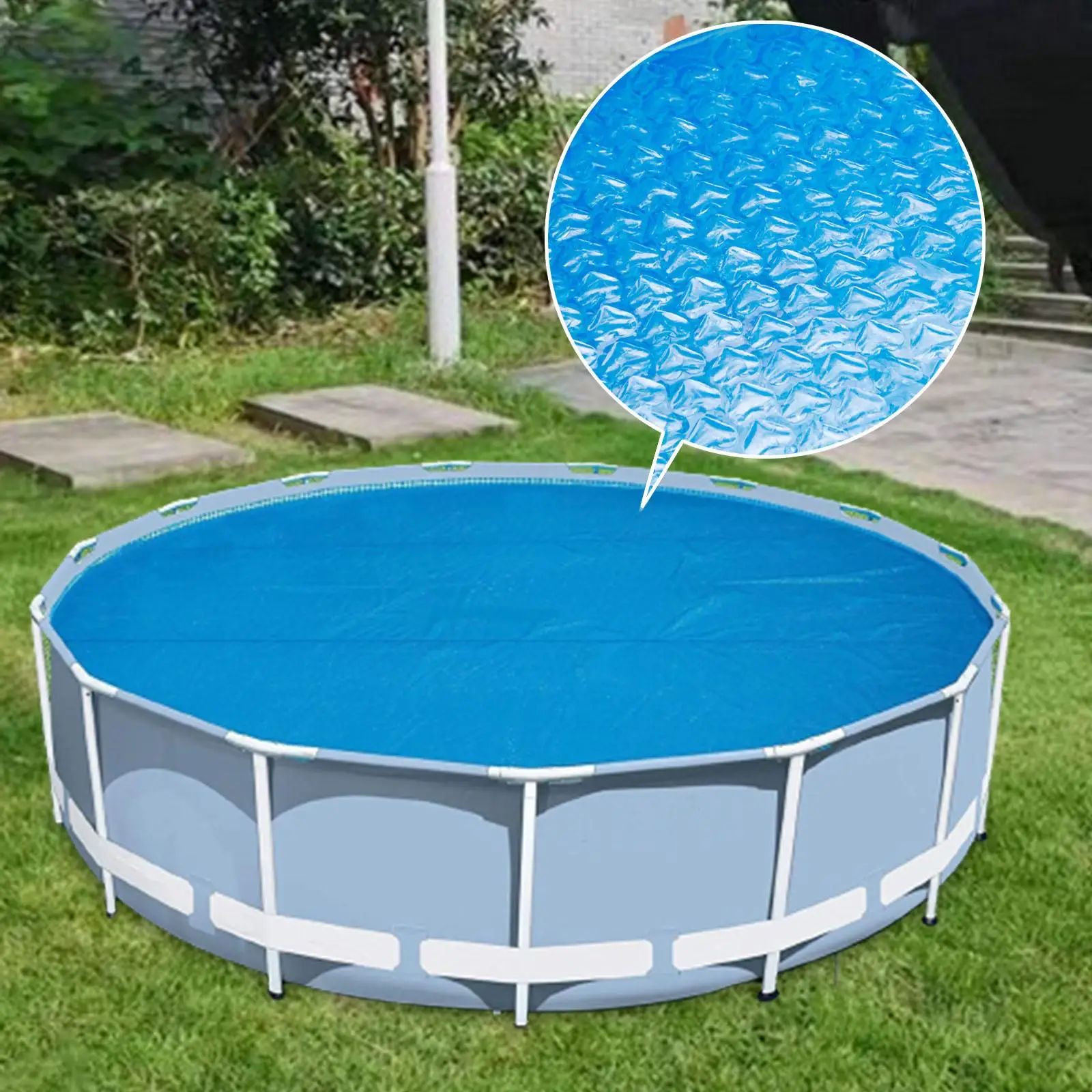 Swimming cover Round cover Waterproof Dustproof Mat Pool Cloth for Garden Outdoor Pool Paddling Inflatable Pool